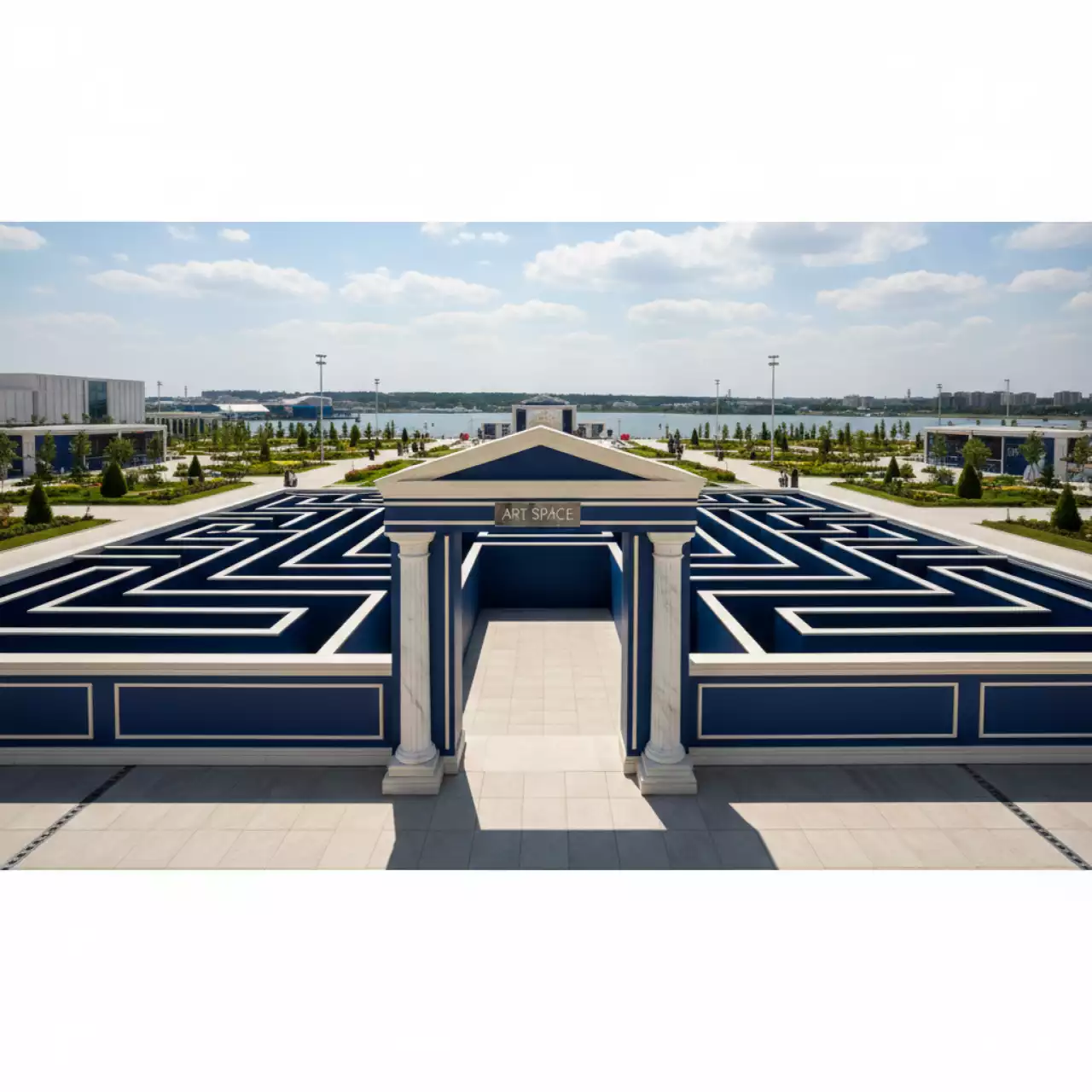 Аренда Лабиринт 10х10 м в Omega Sirius — ART SPACE