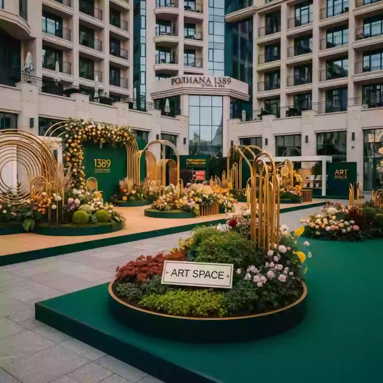 Аренда Ландшафтная выставка ярмарка Воронеж Сад в Поляна 1389 Отель и Спа — ART SPACE