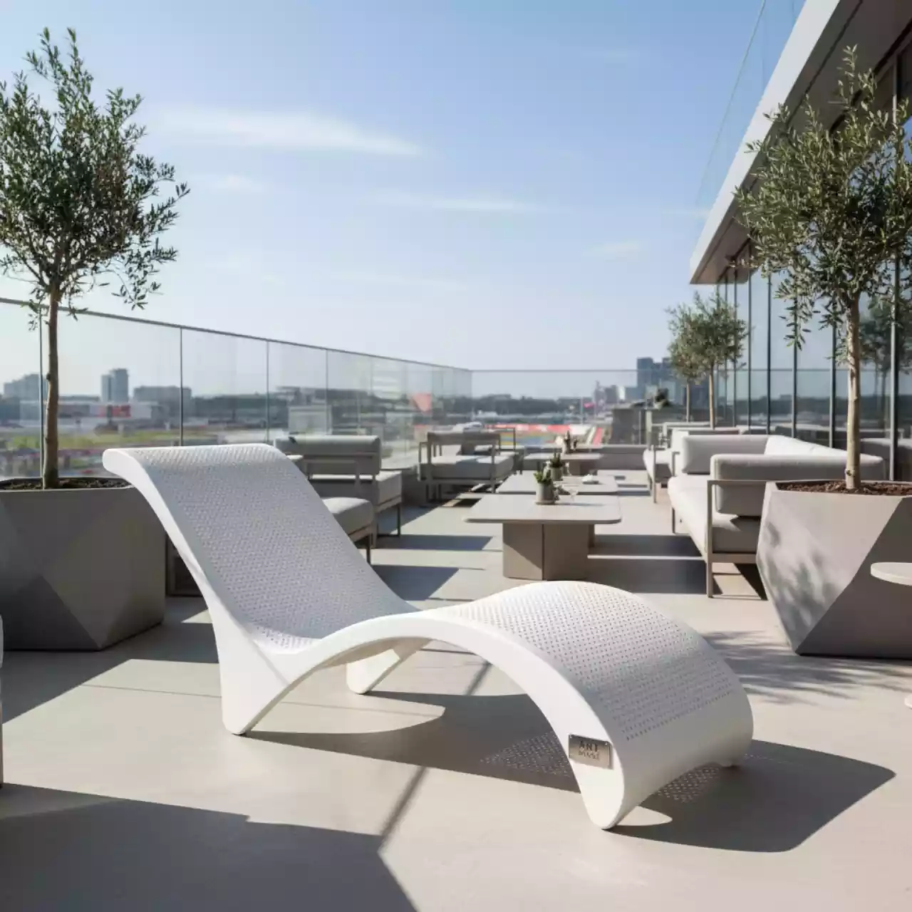 Аренда Лаунж кресло пластиковое Net Lounge