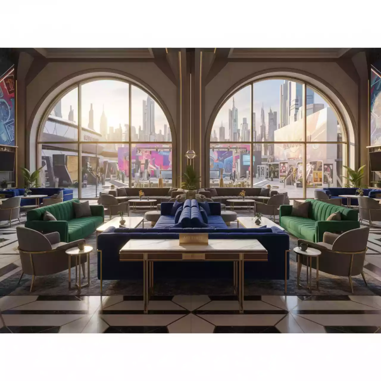 Аренда Лаунж зона LCLM 010500 S2 в Alpha Sirius — ART SPACE