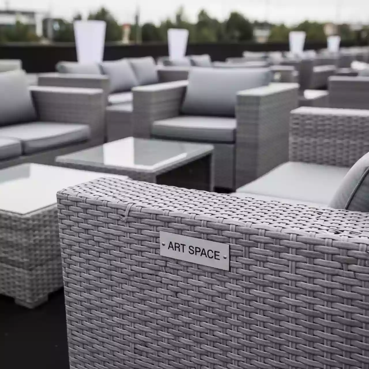 Аренда Лаунж зона Тито искусственный ротанг серый в Гранд Отель Поляна — ART SPACE