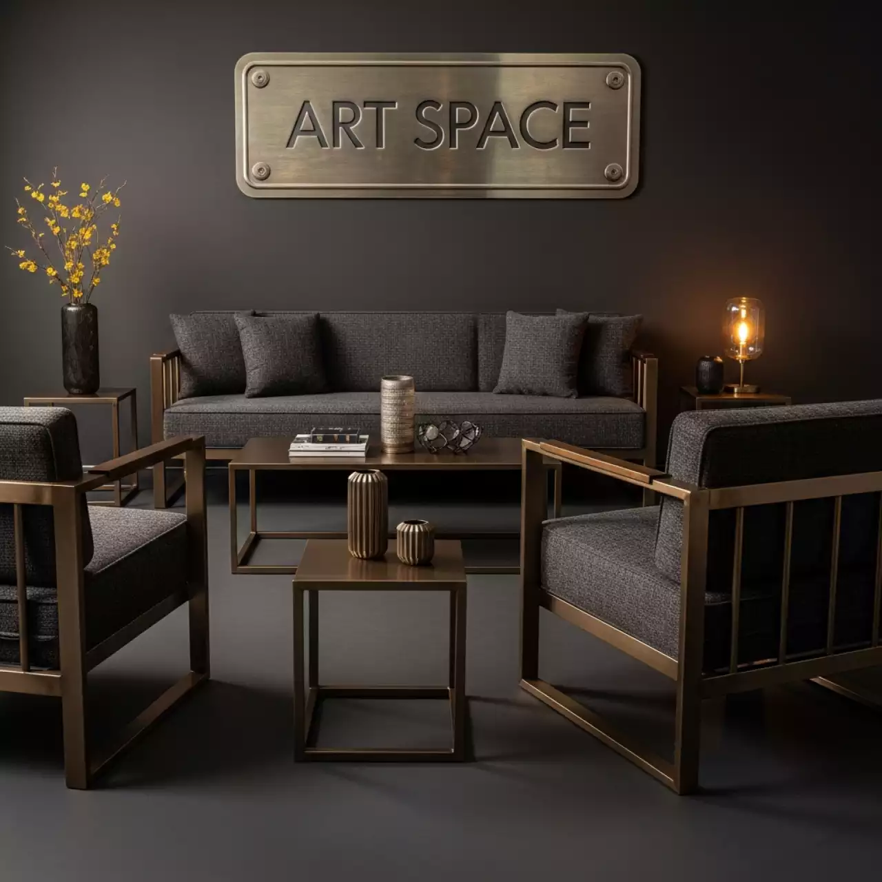 Аренда Лаунж зона VALS3C2T 4 set bronze в Mantera Supreme — ART SPACE