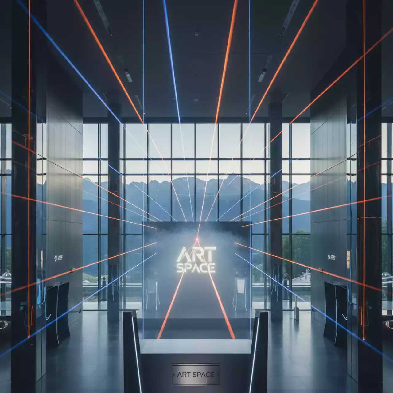 Аренда Лазерное шоу для частных мероприятий в Golden Tulip Rosa Khutor — ART SPACE