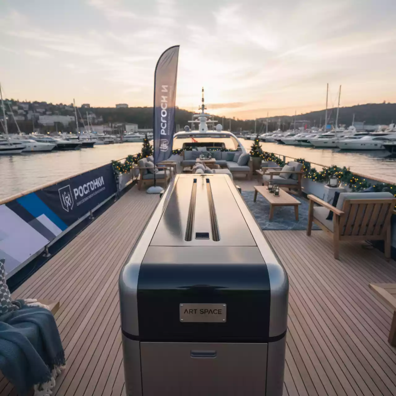 Аренда Лазерный станок B Power A6015T6 6000 W на VIP теплоходе (Морпорт Сочи) — ART SPACE
