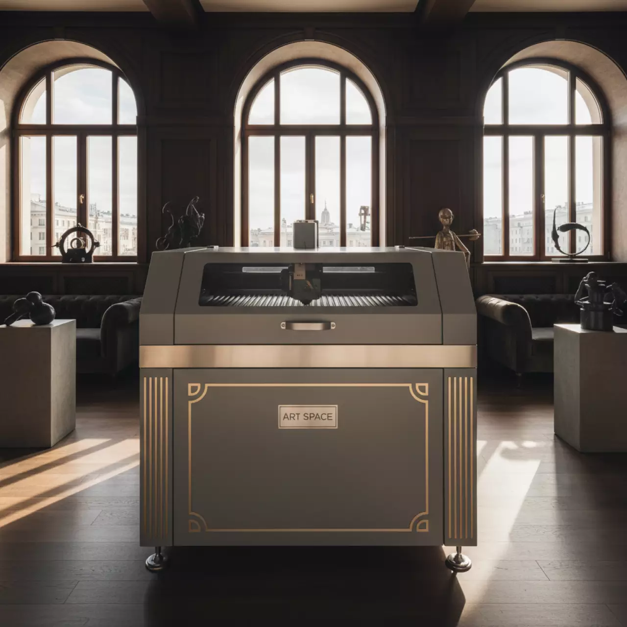 Аренда Лазерный станок B Power A6025 3000 WB в Boutique Hotel PORTUM 1905 — ART SPACE