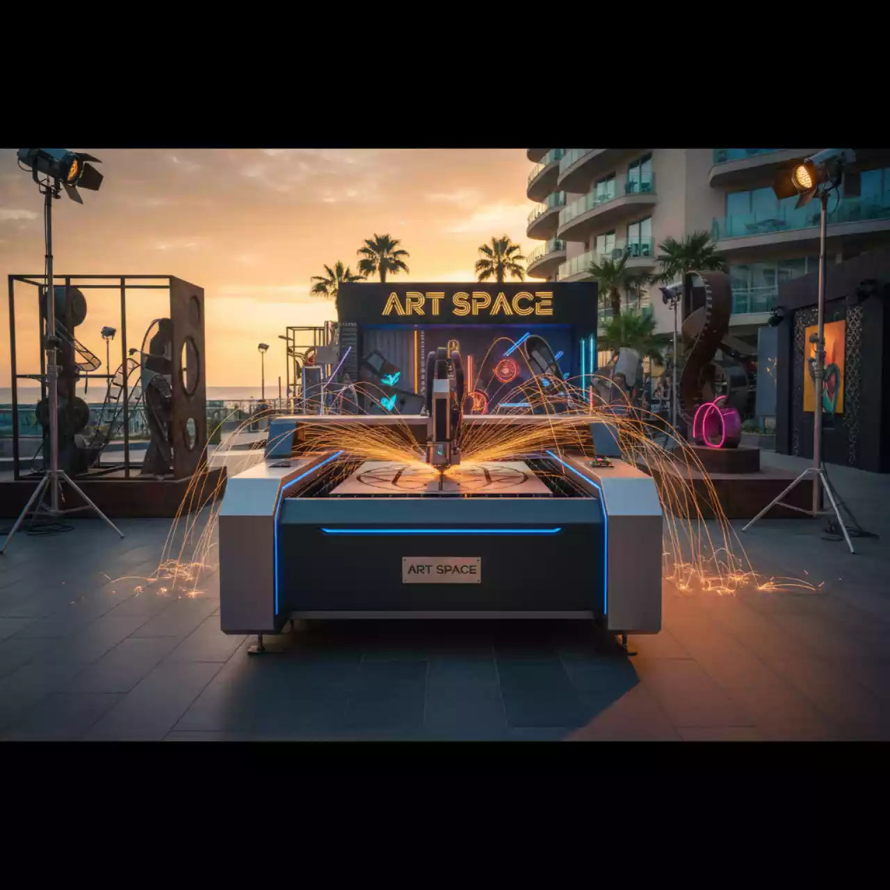 Аренда Лазерный станок B Power G25 14 20000 W в отеле Radisson Lazurnaya — ART SPACE