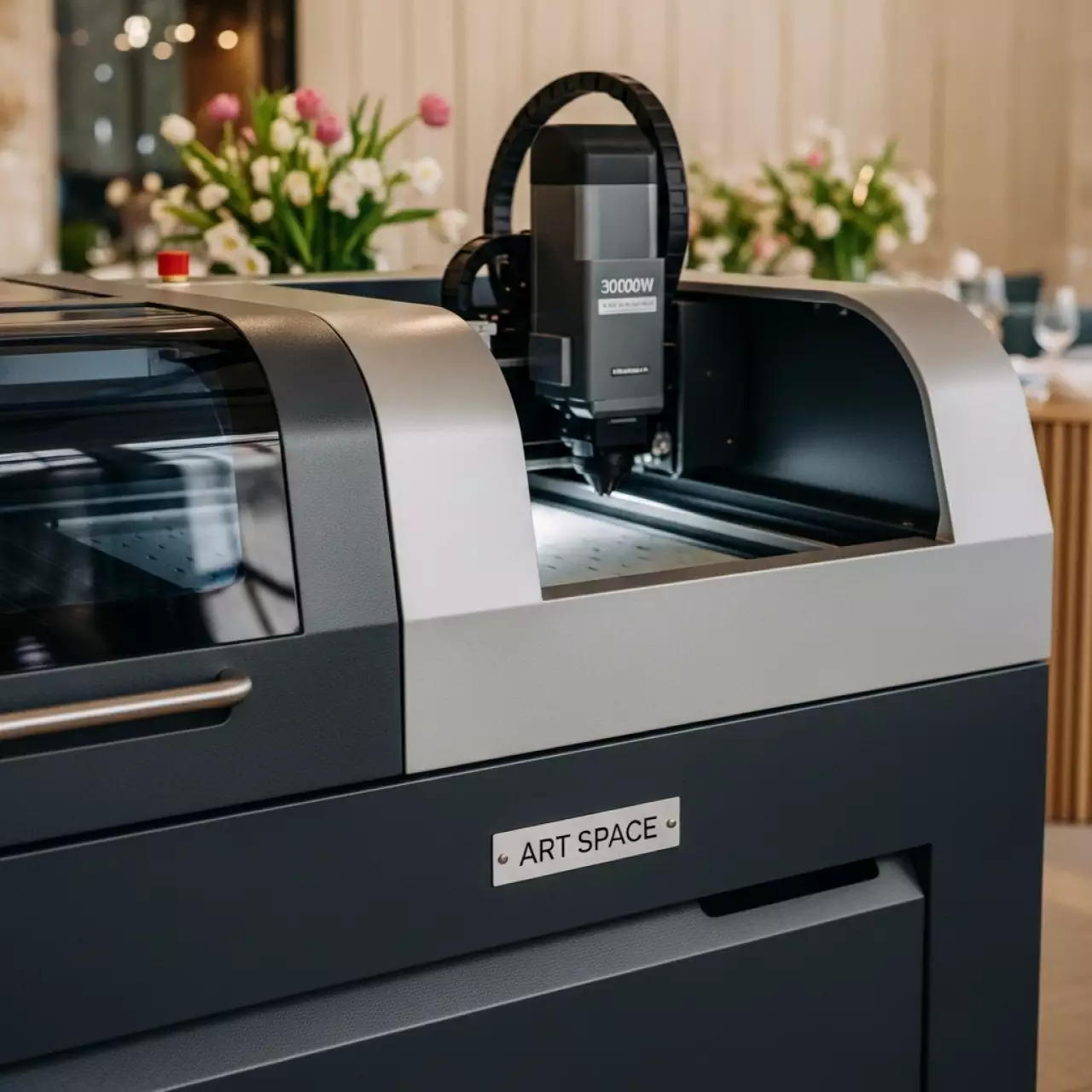 Аренда Лазерный станок B Power G25 16 30000 W в ресторане «Плакучая Ива» — ART SPACE