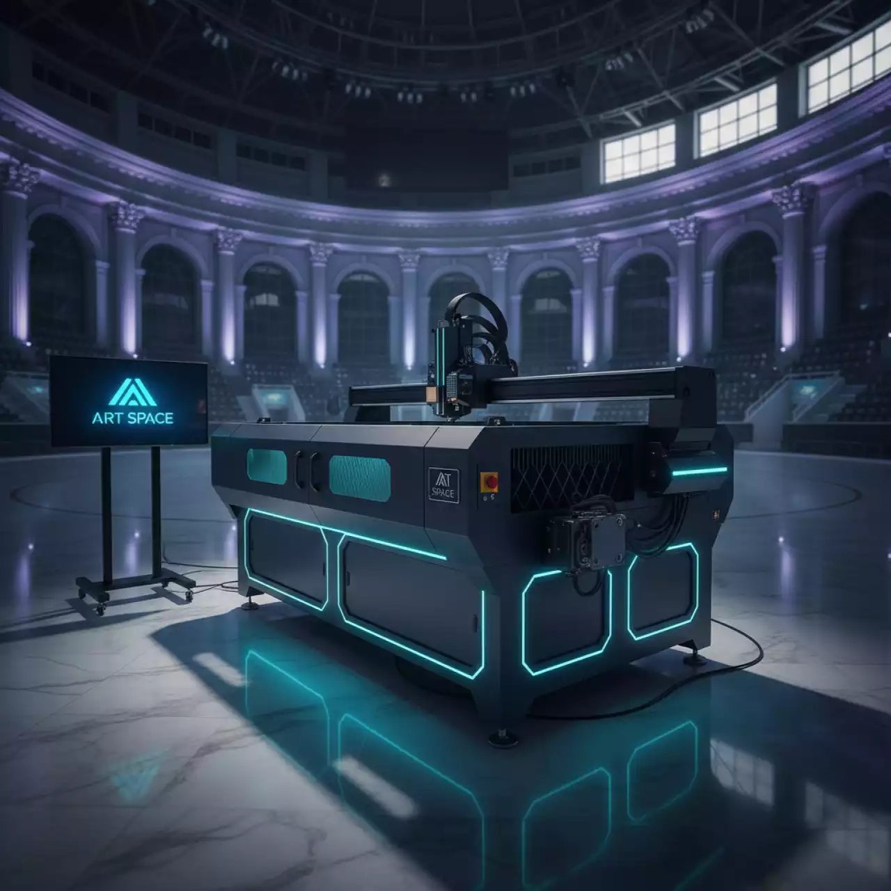 Аренда Лазерный станок OREE LASER FM3015A 3000 W в Ледовом дворце «Айсберг» — ART SPACE