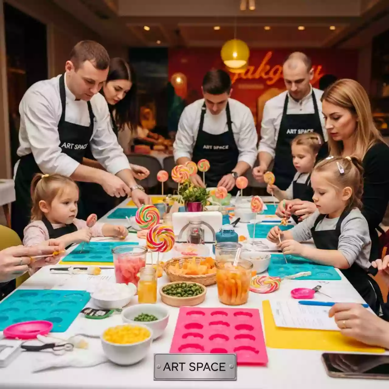 Аренда Леденцы на палочке мастер класс в ресторане «Voda» — ART SPACE