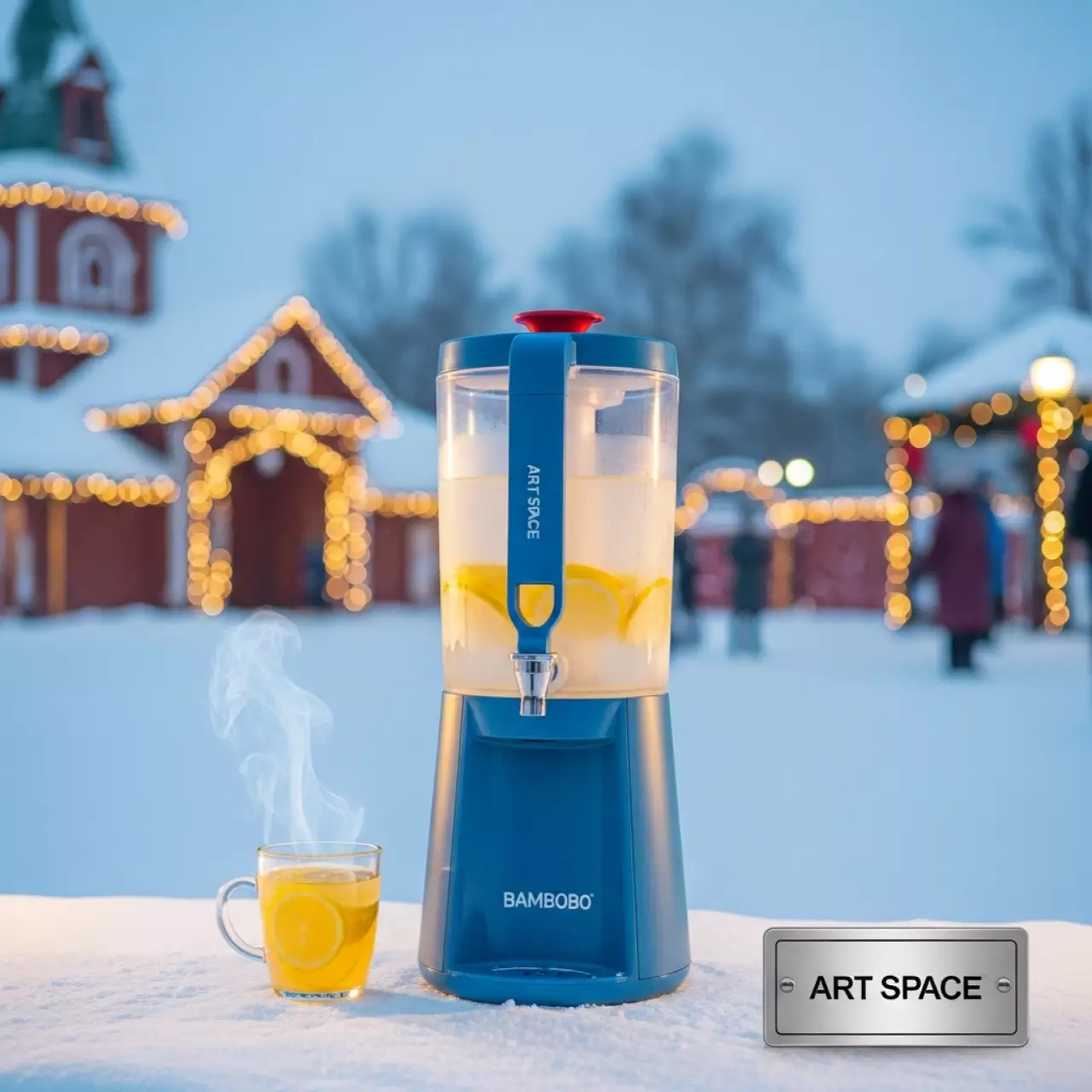 Аренда Лимонадник с краном "Bamboo" 11 л в этно-парке «Моя Россия» — ART SPACE