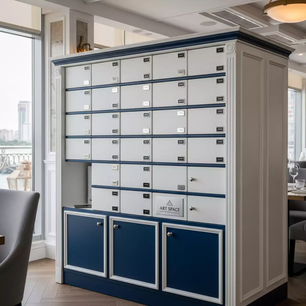 Аренда Локер 100 ячеек в ресторане «Магадан» — ART SPACE