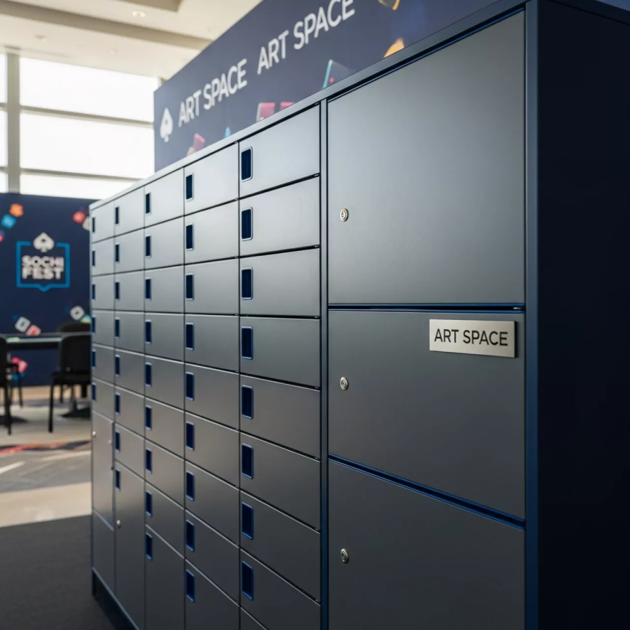 Аренда Локер на 120 ячеек в отеле «Богатырь» — ART SPACE