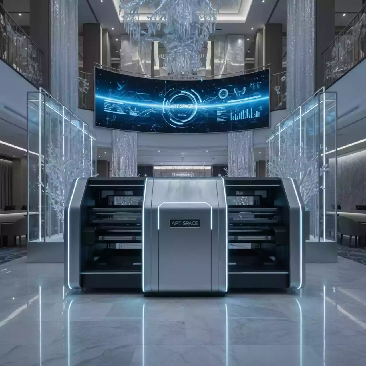 Аренда Машина печатная цифровая Canon VarioPrint iX 2100 в Mövenpick Hotel — ART SPACE