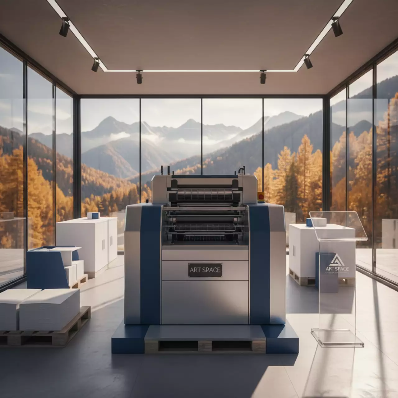 Аренда Машина печатная офсетная RMGT 690 на курорте «Газпром» (Альпика) — ART SPACE