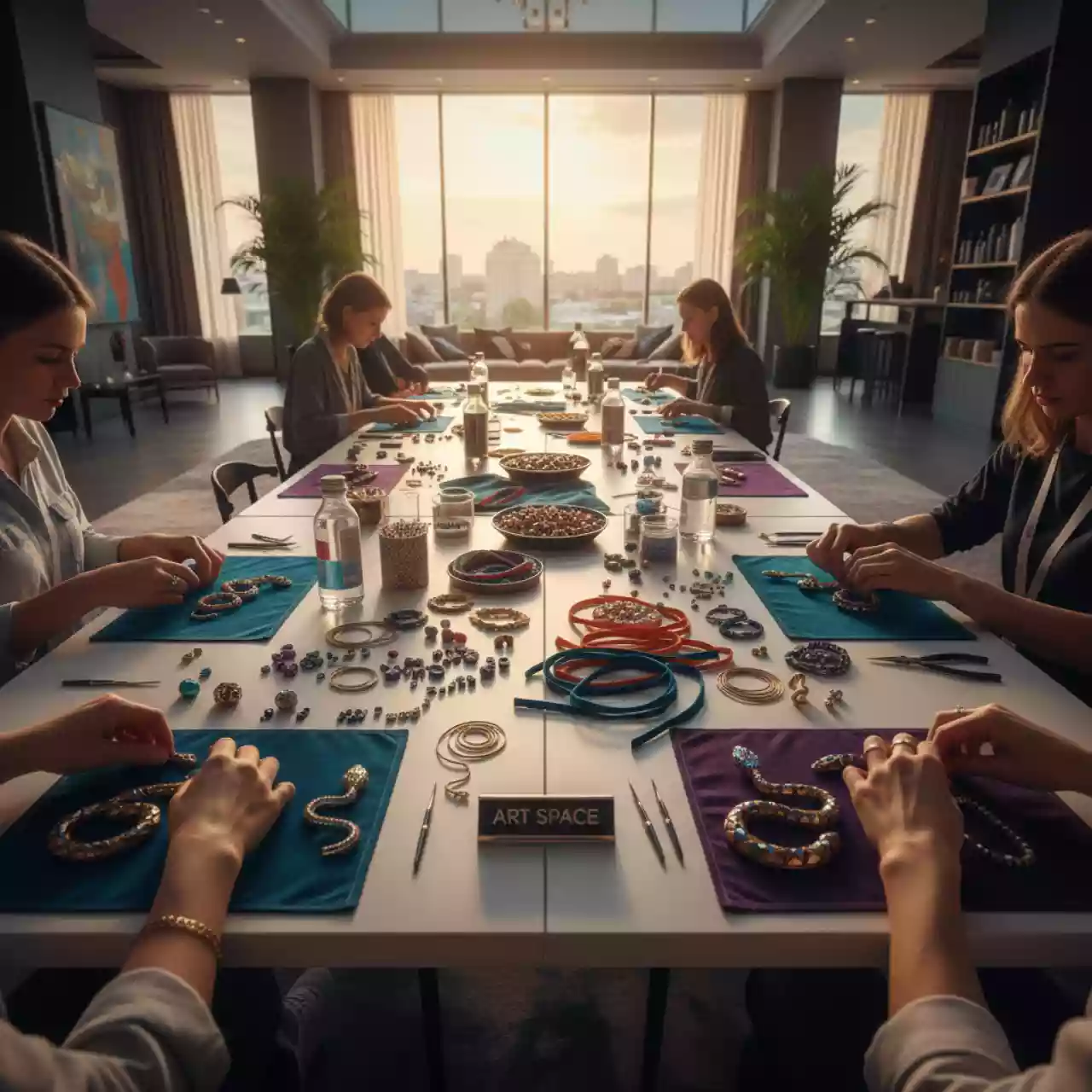 Аренда Мастер класс броши змеи в отеле «Богатырь» — ART SPACE