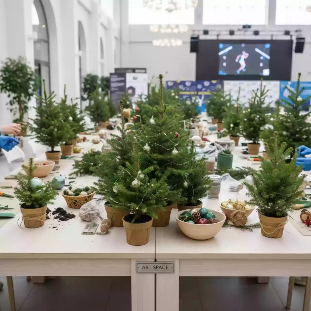 Аренда Мастер класс елки "Сад хороших привычек" в отеле «Богатырь» — ART SPACE