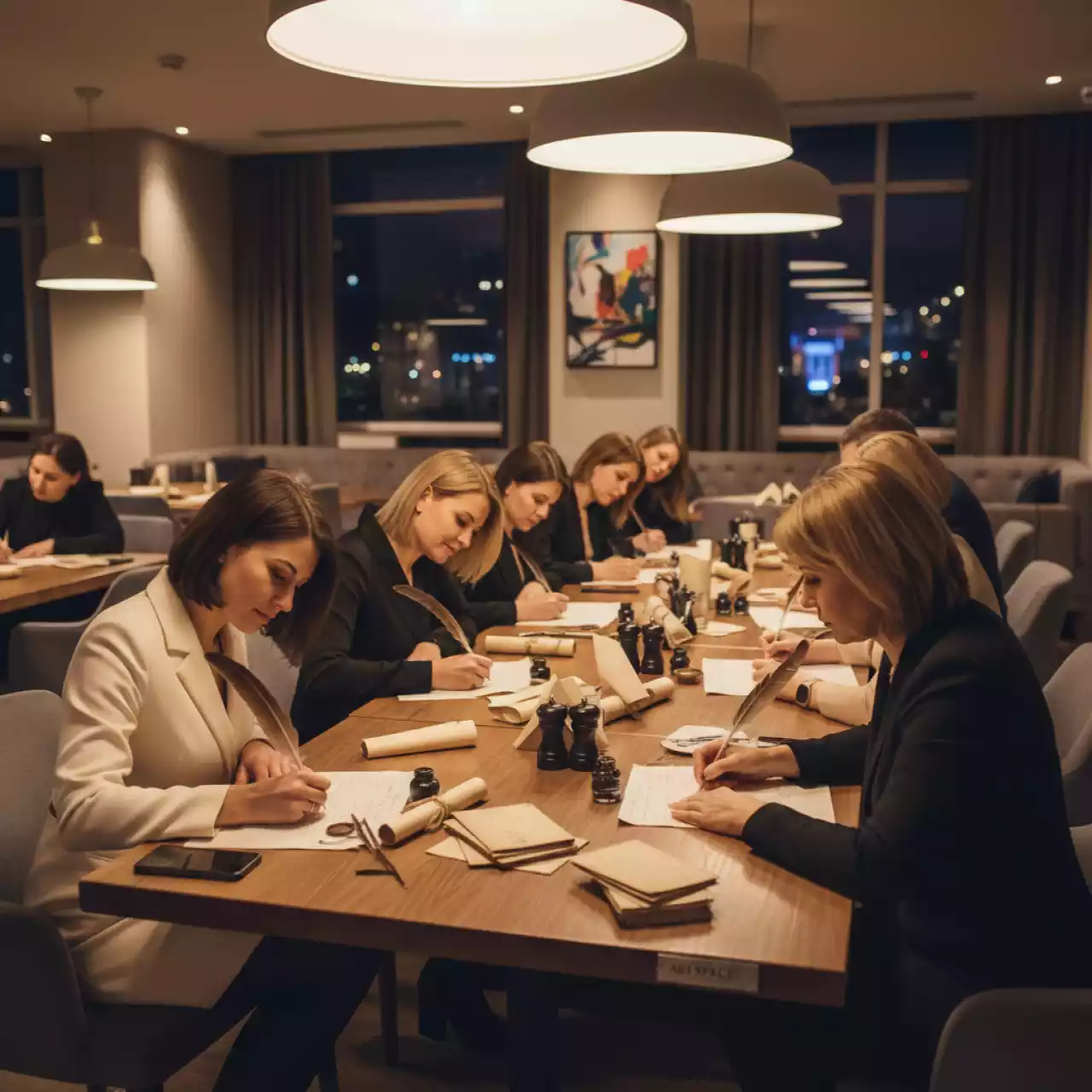 Аренда Мастер класс письма времен ВОВ в ресторане «Магадан» — ART SPACE