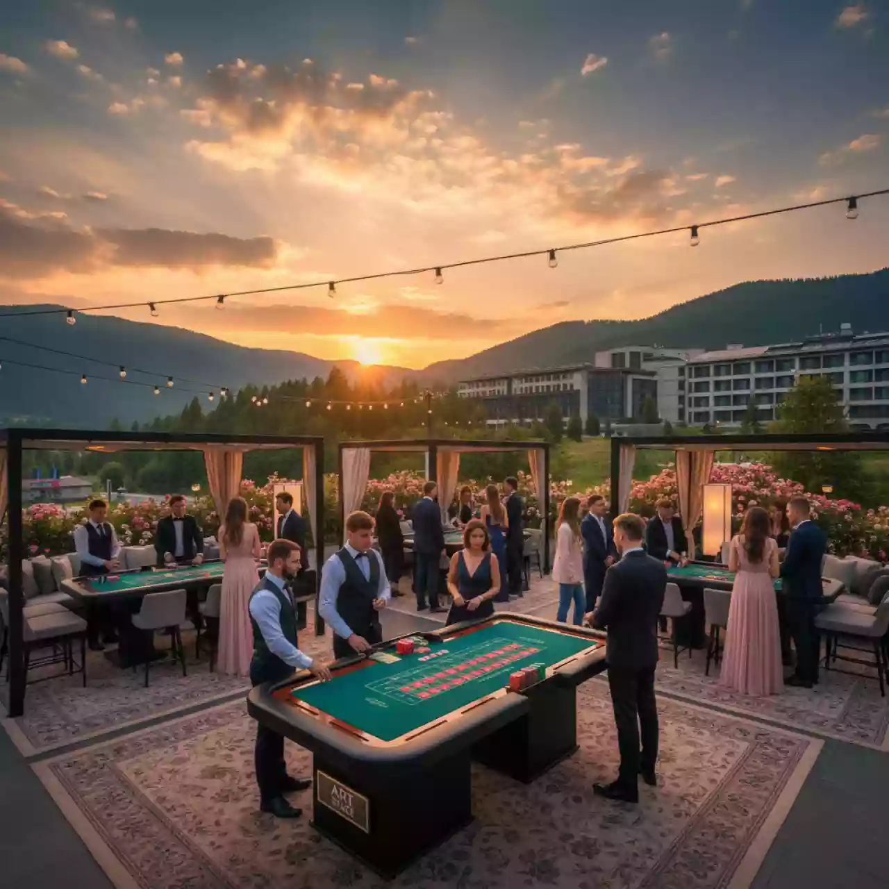 Аренда Мастер классы в стиле казино в Rixos Krasnaya Polyana — ART SPACE