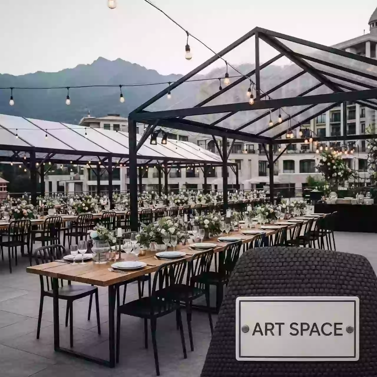 Аренда Мебель и шатры в Sochi Marriott Krasnaya Polyana — ART SPACE
