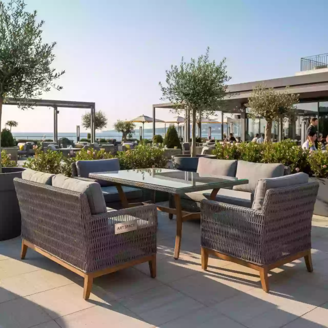 Аренда Мебельный комплект Окланд в ресторане «Sanremo» — ART SPACE