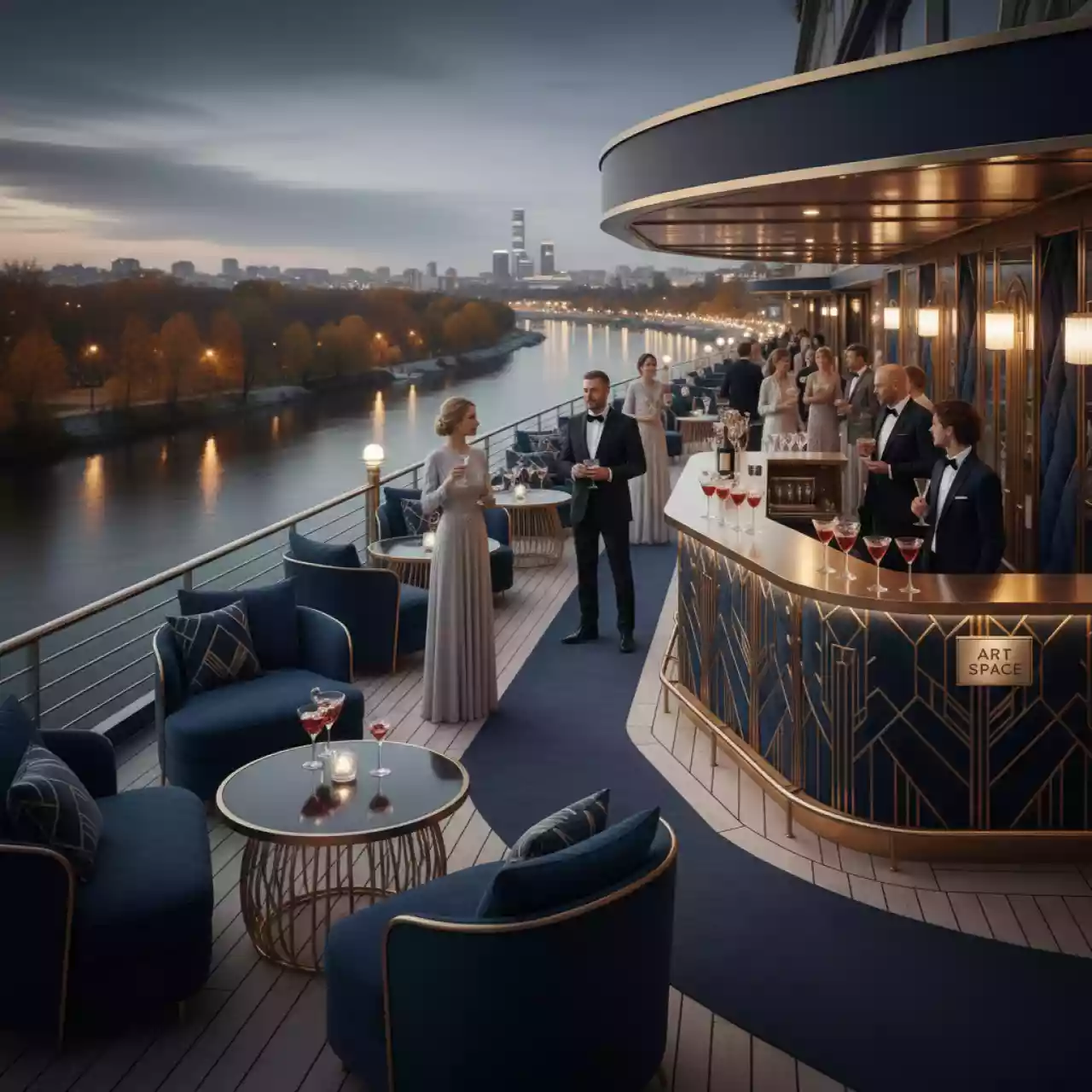 Аренда Мероприятие ко Дню государственного флага на теплоходе «Дагомыс» — ART SPACE