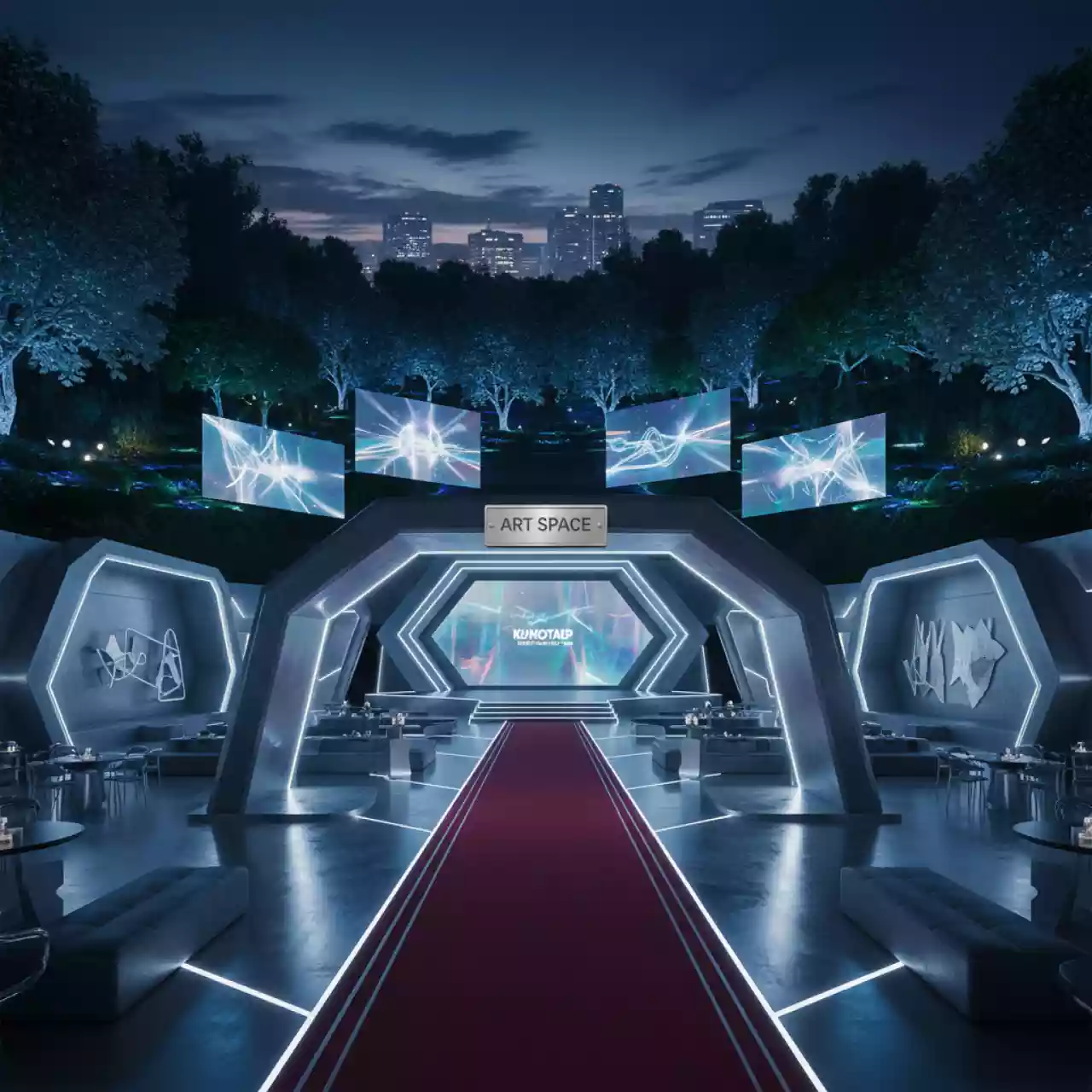 Аренда Мероприятия праздничные новогодние в санатории «Октябрьский» — ART SPACE