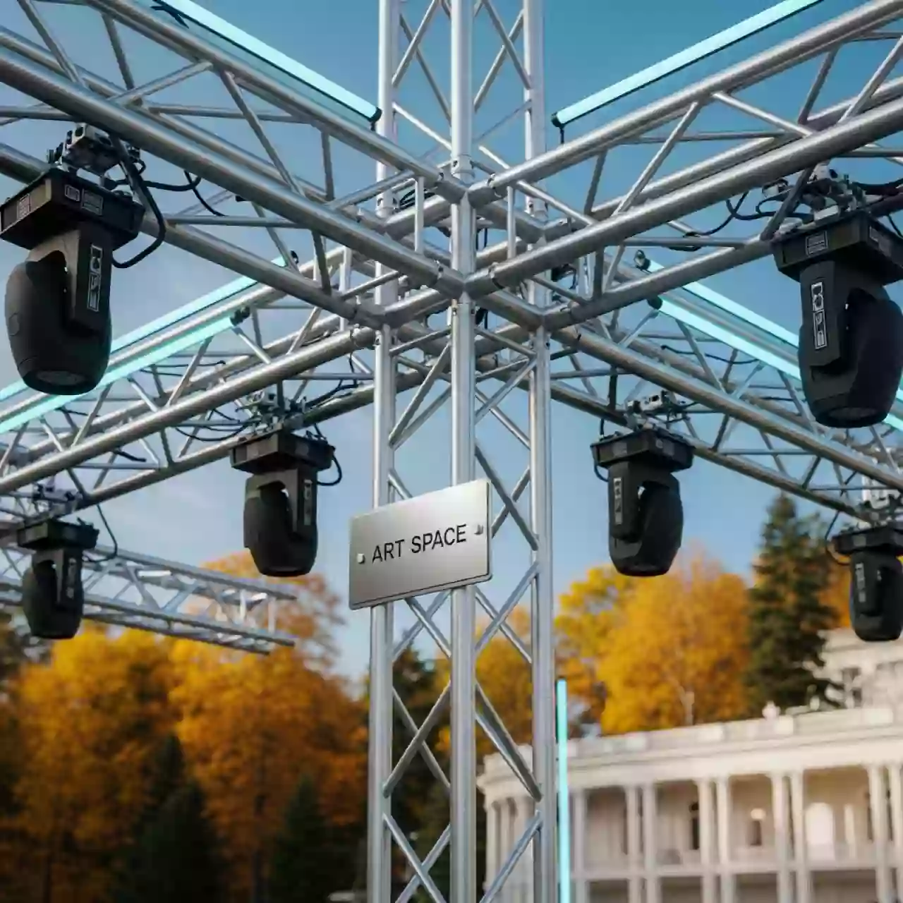 Аренда Монтаж конструкций в санатории «Черноморье» — ART SPACE