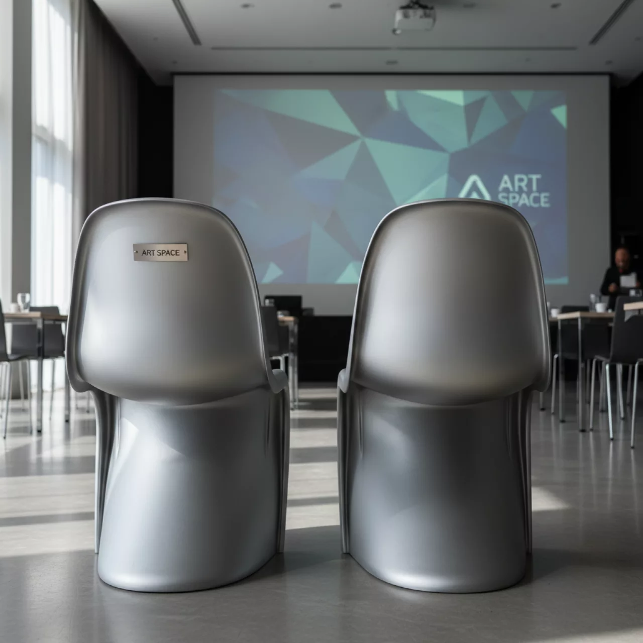 Аренда Набор Имс матовое серебро 2 предмета в Mövenpick Hotel — ART SPACE