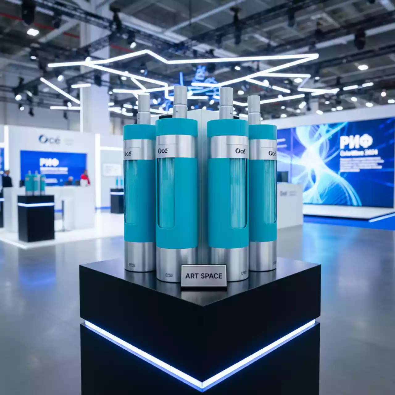 Аренда Набор картриджей ColorWave 700 голубой 4х500 гр в Omega Sirius — ART SPACE