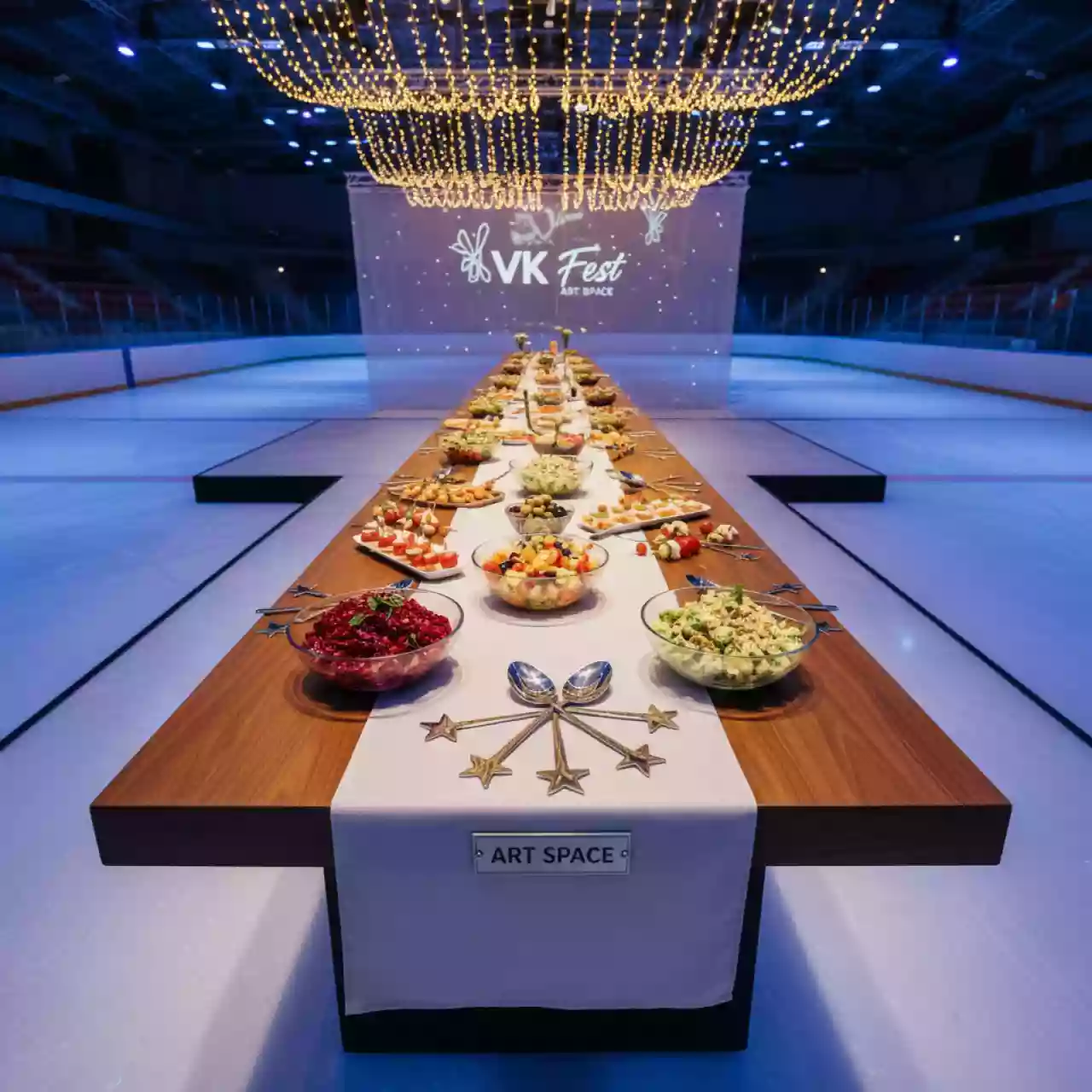 Аренда Набор ложек для салата Etoile в ледовой арене «Шайба» — ART SPACE