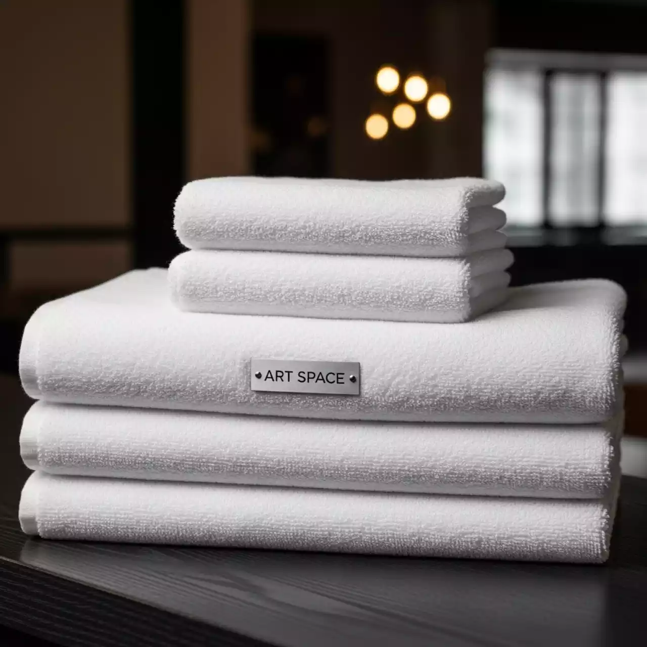 Аренда Набор махровых салфеток 300х300 мм 10 штук белые на вилле «Анна» — ART SPACE