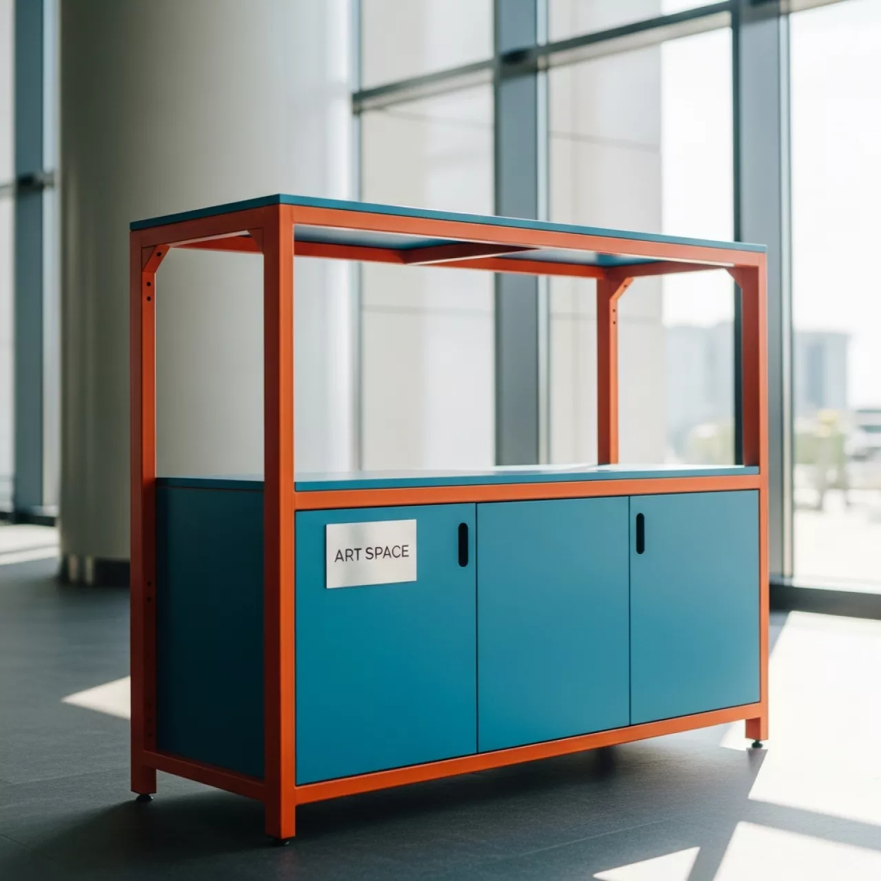 Аренда Накопитель стеллажа с распашными дверцами и открытой верхней зоной в отеле Hyatt Regency Sochi — ART SPACE