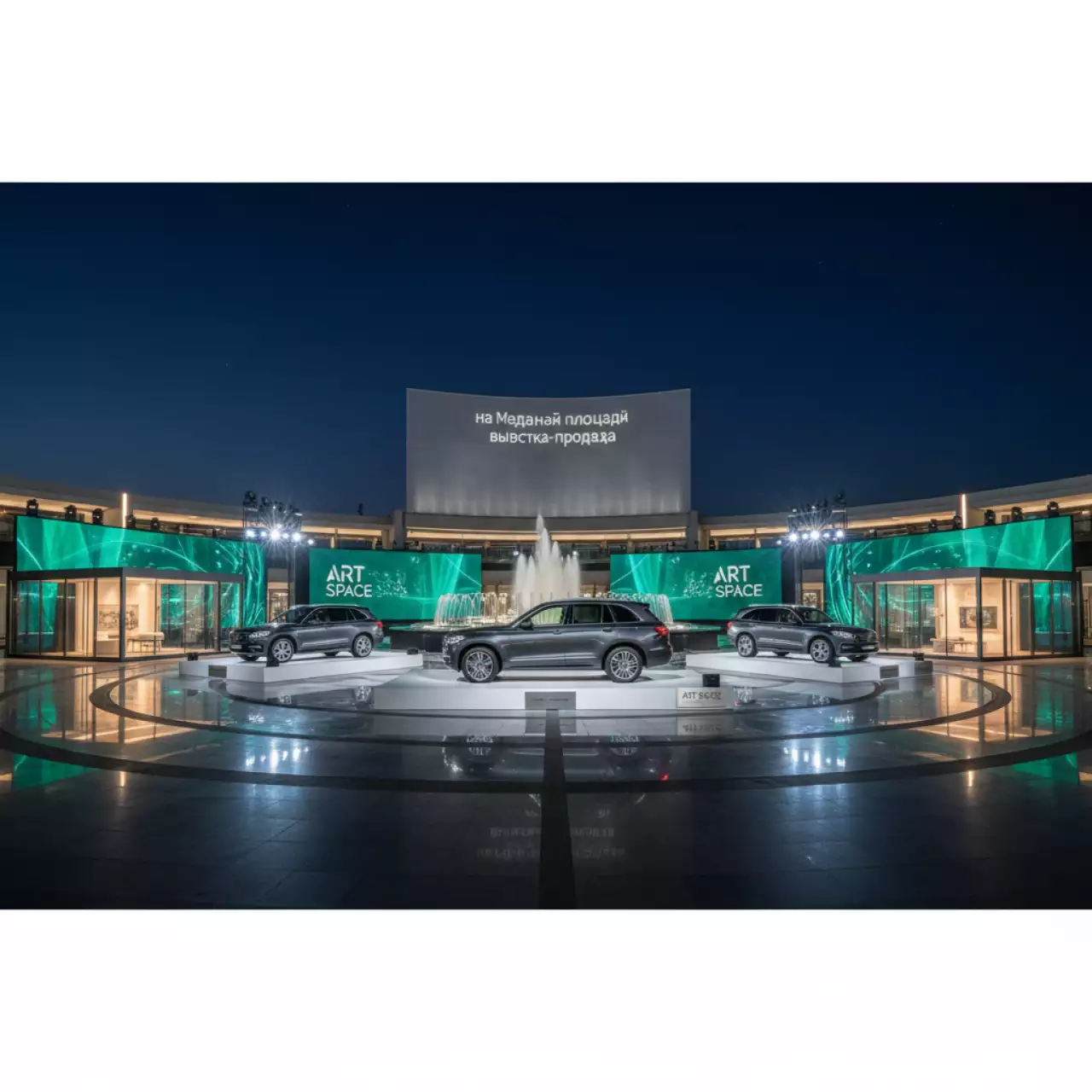 Аренда Ночь исполнения желаний компании Jaguar Land Rover на Медальной площади — ART SPACE