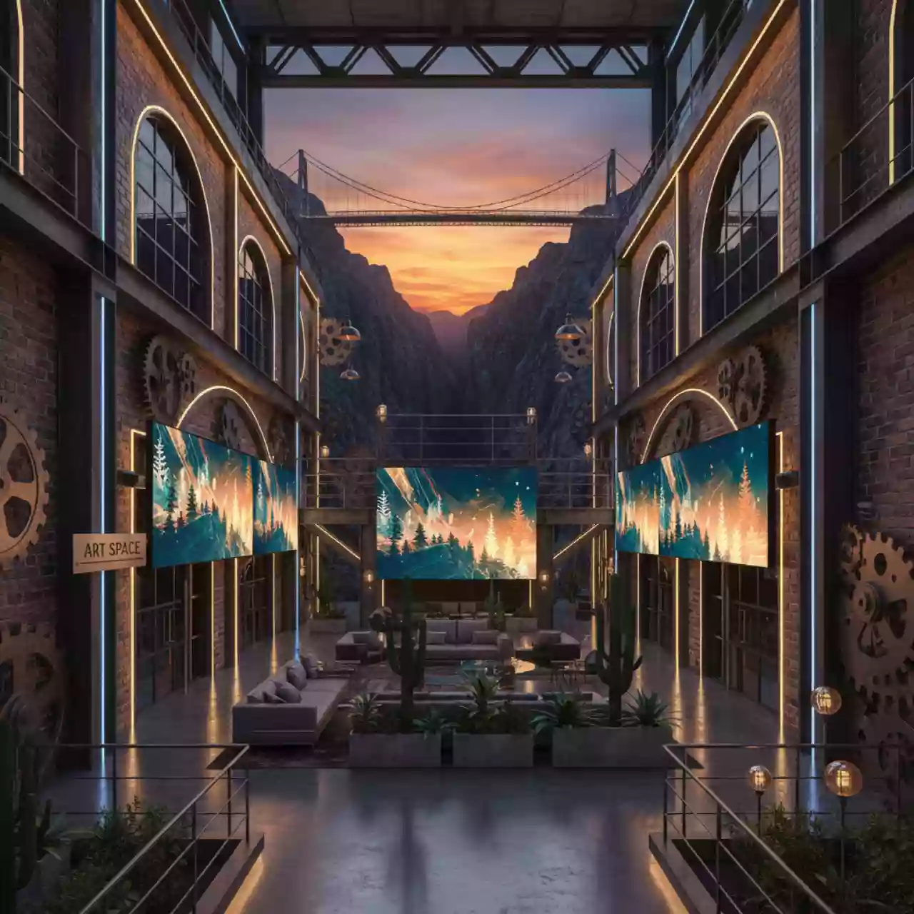 Аренда Новый год VOKZAL 1853 в Skypark Sochi — ART SPACE