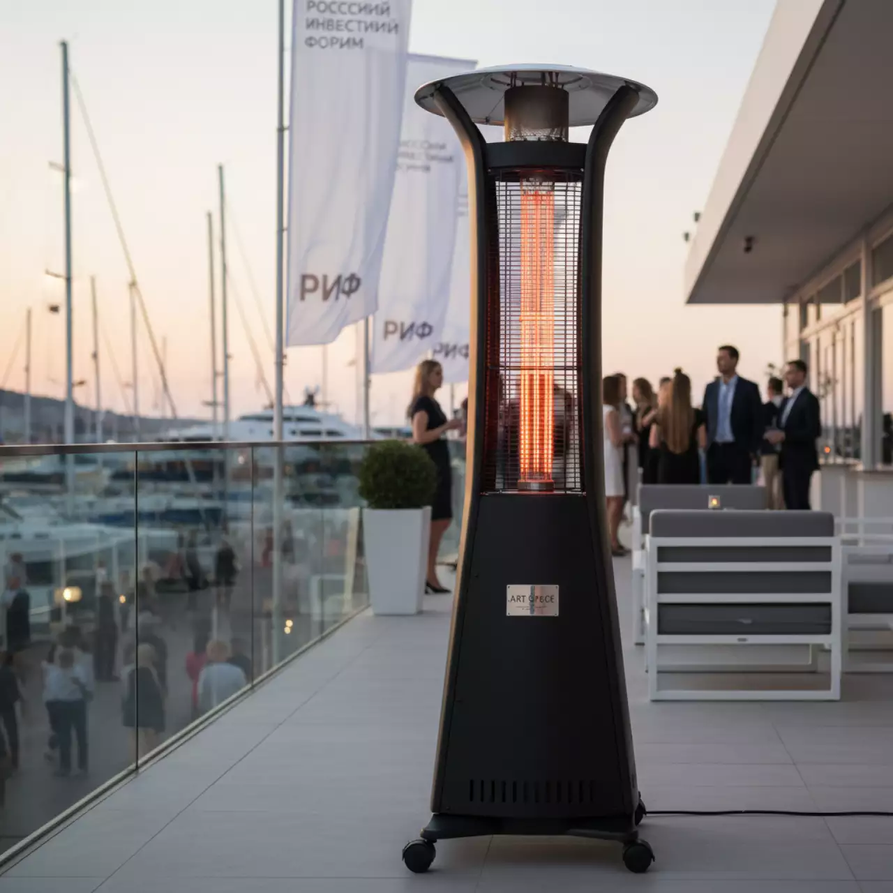 Аренда Обогреватель электрический уличный WWT Elcon RCH 2000 6 Сочи — ART SPACE