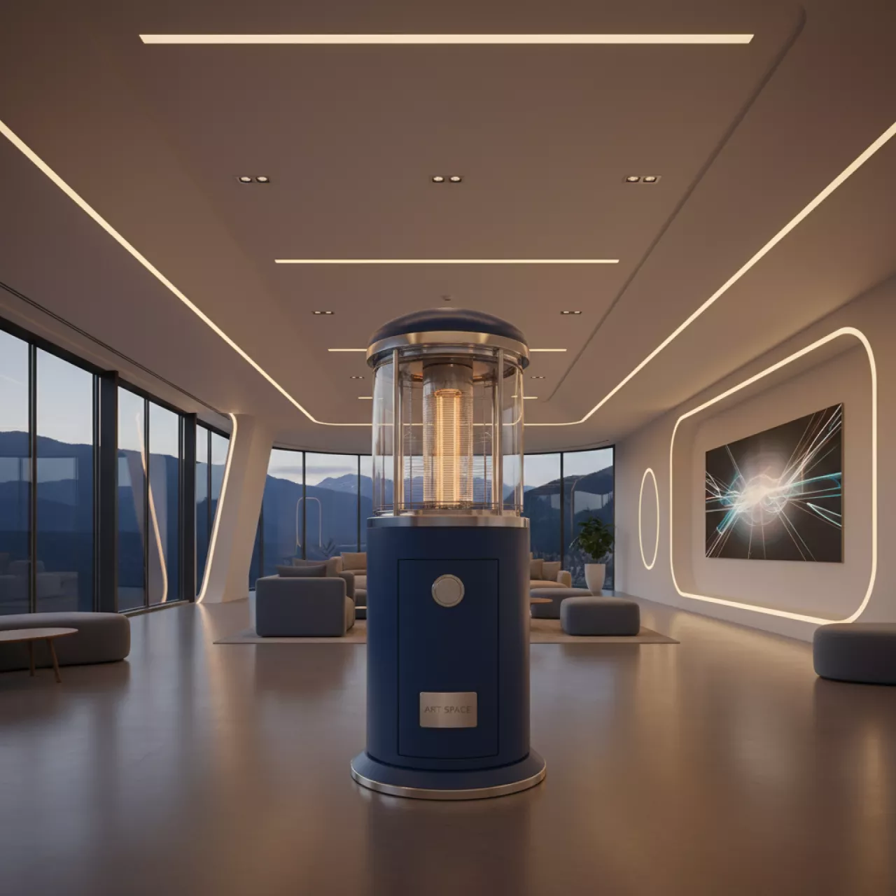 Аренда Обогреватель электрический WWT ELCON RCH 2000 6 F Spinner в Skypark Sochi — ART SPACE