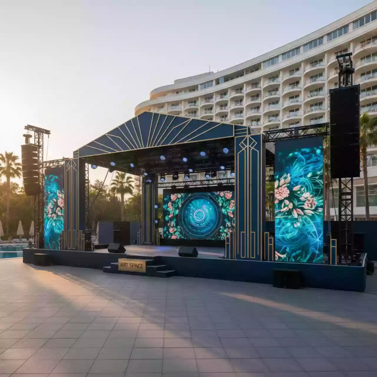 Аренда Оборудование для фестивалей и городских мероприятий в гранд-отеле «Жемчужина» — ART SPACE