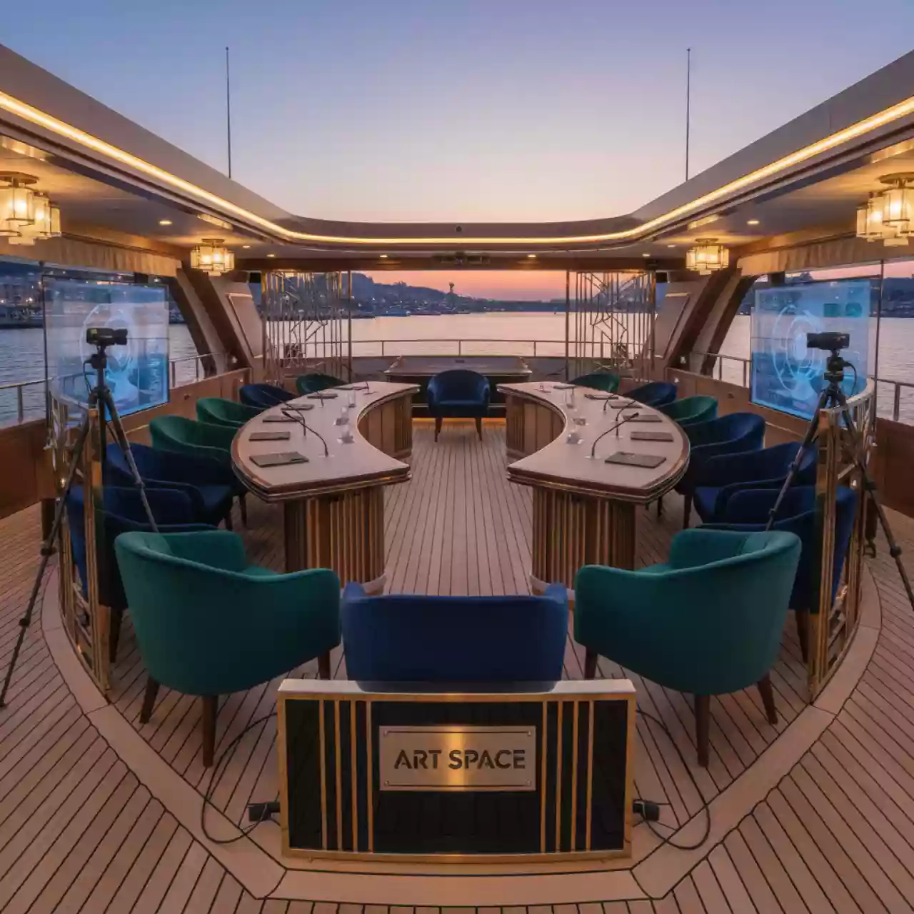 Аренда Оборудование для трансляции для зала на VIP-яхте (Имеретинский порт) — ART SPACE