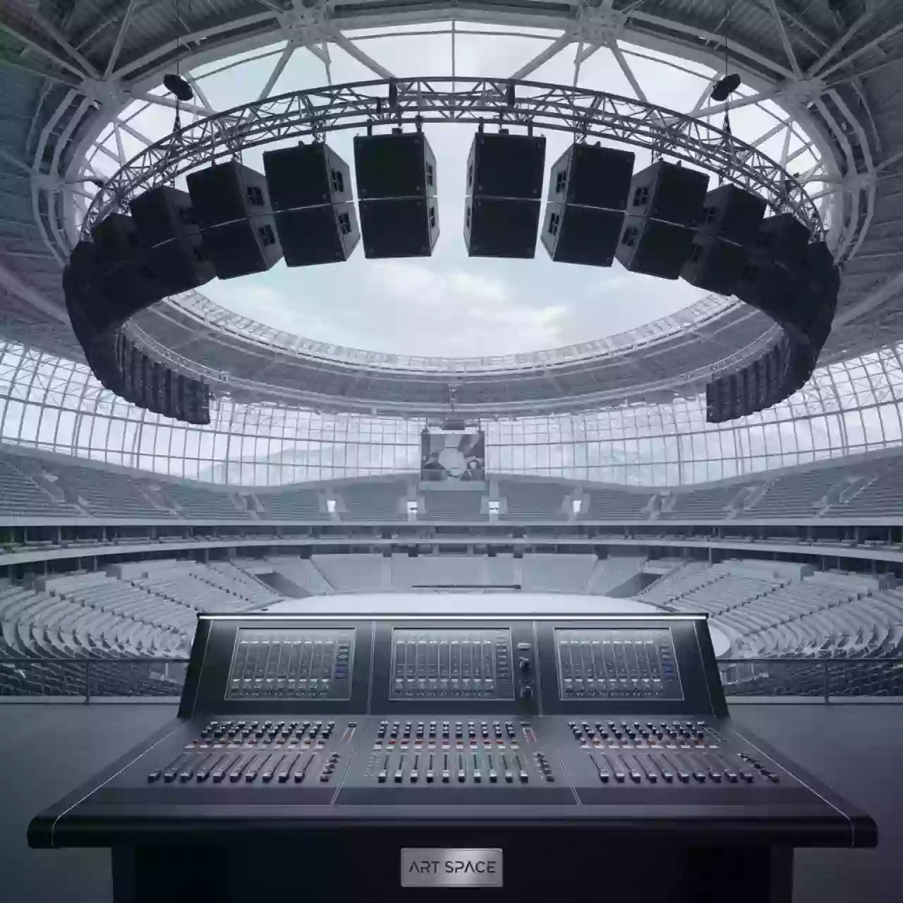Аренда Оборудование звуковое для технических райдеров артистов на арене «Фишт» — ART SPACE