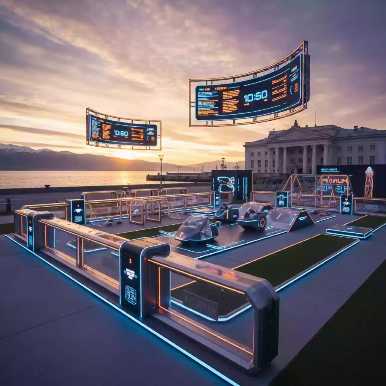 Аренда Оборудования для семейной спартакиады на территории Морпорта Сочи — ART SPACE