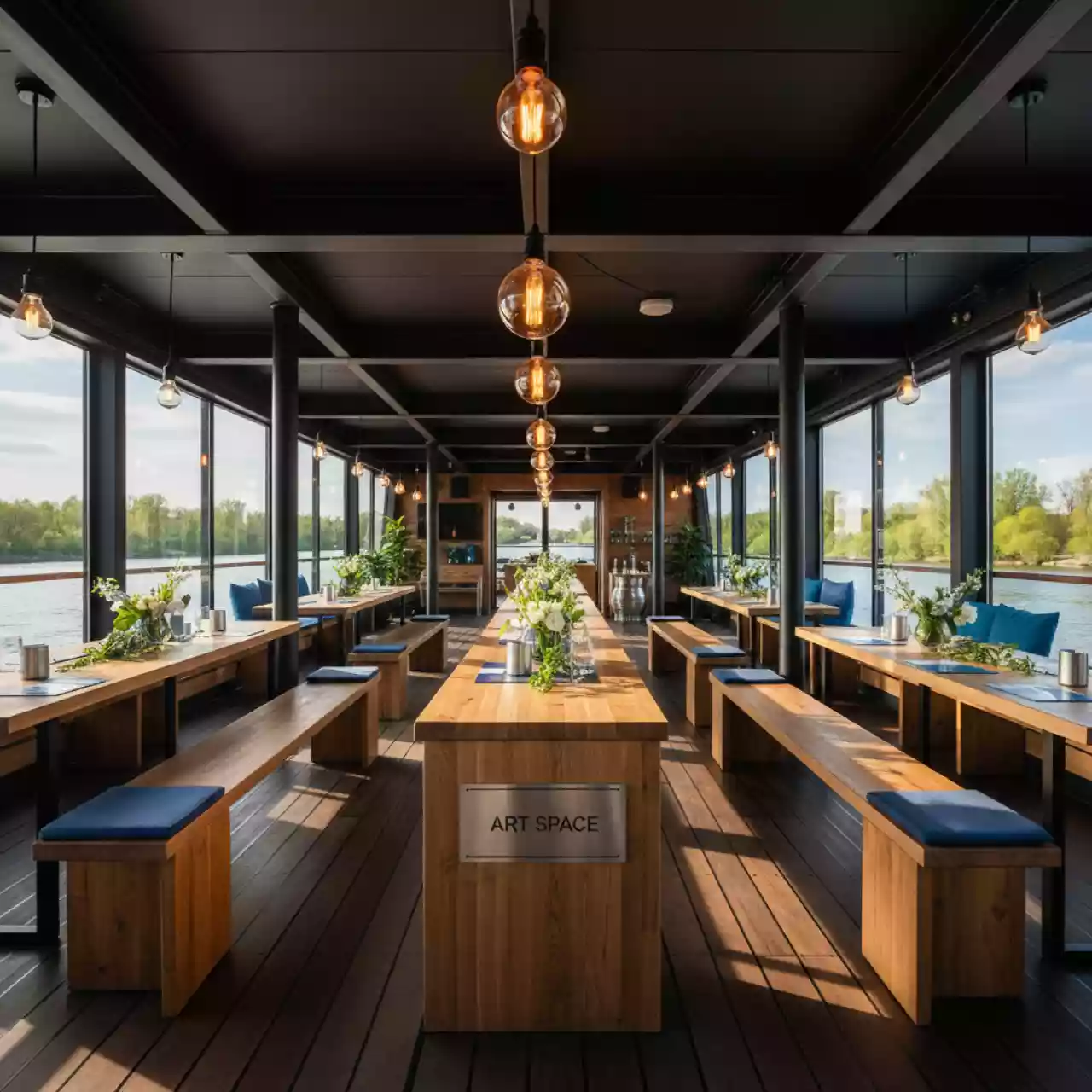 Аренда Оформление и декор мероприятий на теплоходе «Дагомыс» — ART SPACE