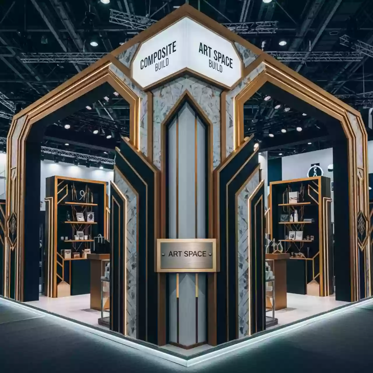 Аренда Оформление конгресс выставки Composite Build комплексное в Ледовом дворце «Айсберг» — ART SPACE