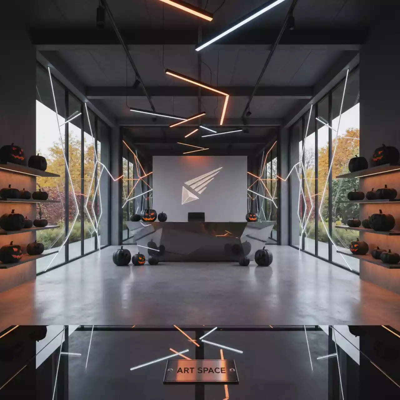 Аренда Оформление офиса на Хэллоуин на вилле «Анна» — ART SPACE