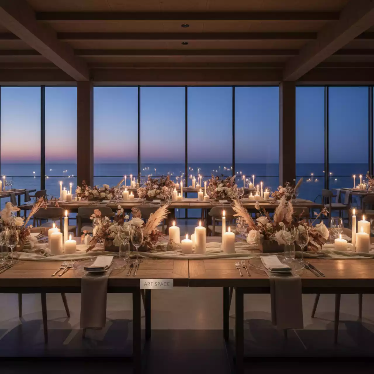 Аренда Оформление свадьбы в ресторане «D.O.M» — ART SPACE