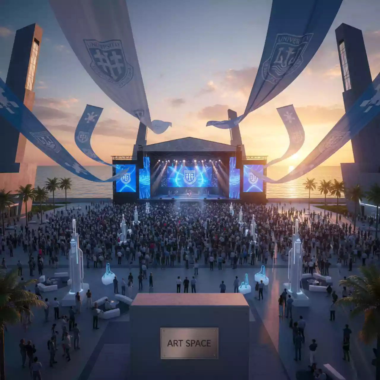 Аренда Открытие учебного года НИУ ВШЭ торжественное в комплексе «Дагомыс» — ART SPACE