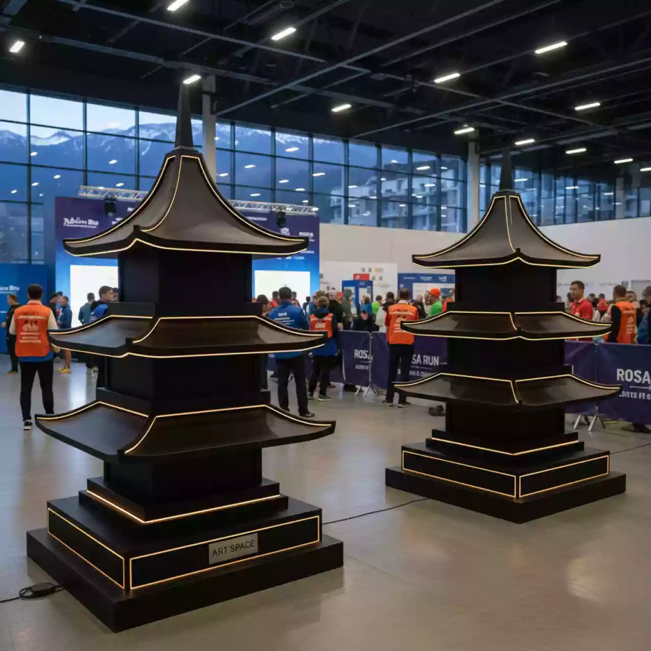 Аренда Пагода черная 5х10 в Radisson Blu Resort & Congress Centre — ART SPACE