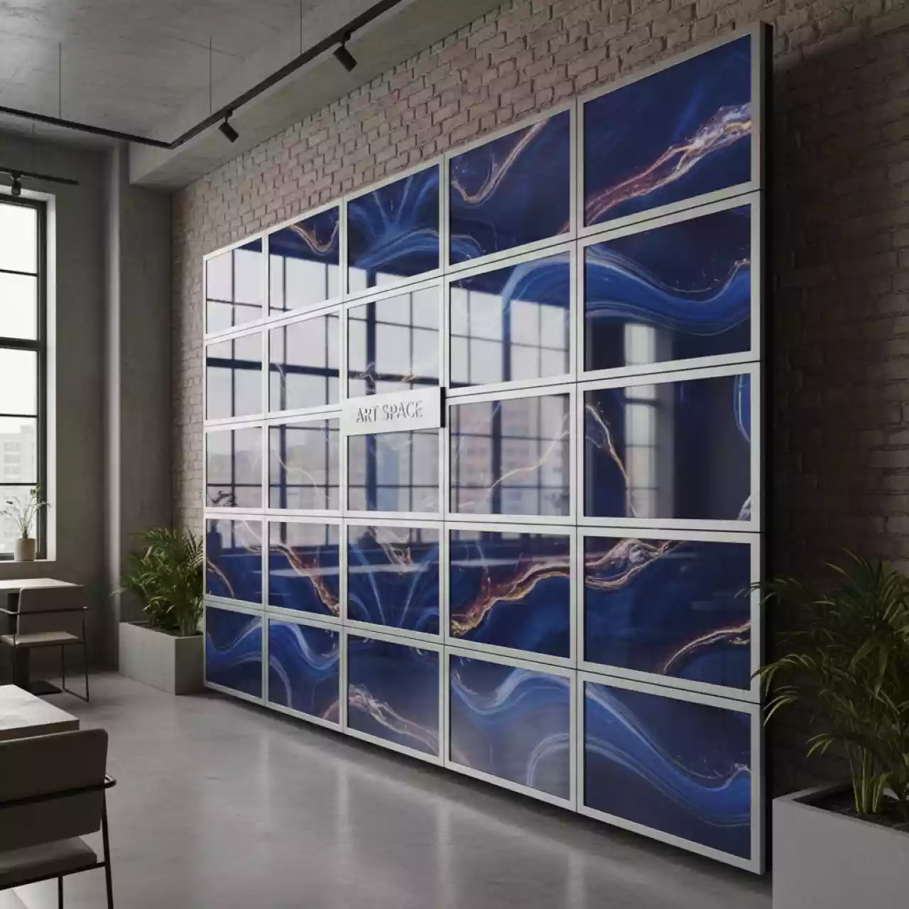 Аренда Панель профессиональная для видеостен CleverMic 46 VW46 1,7 мм 500 в ресторане «Магеллан» — ART SPACE