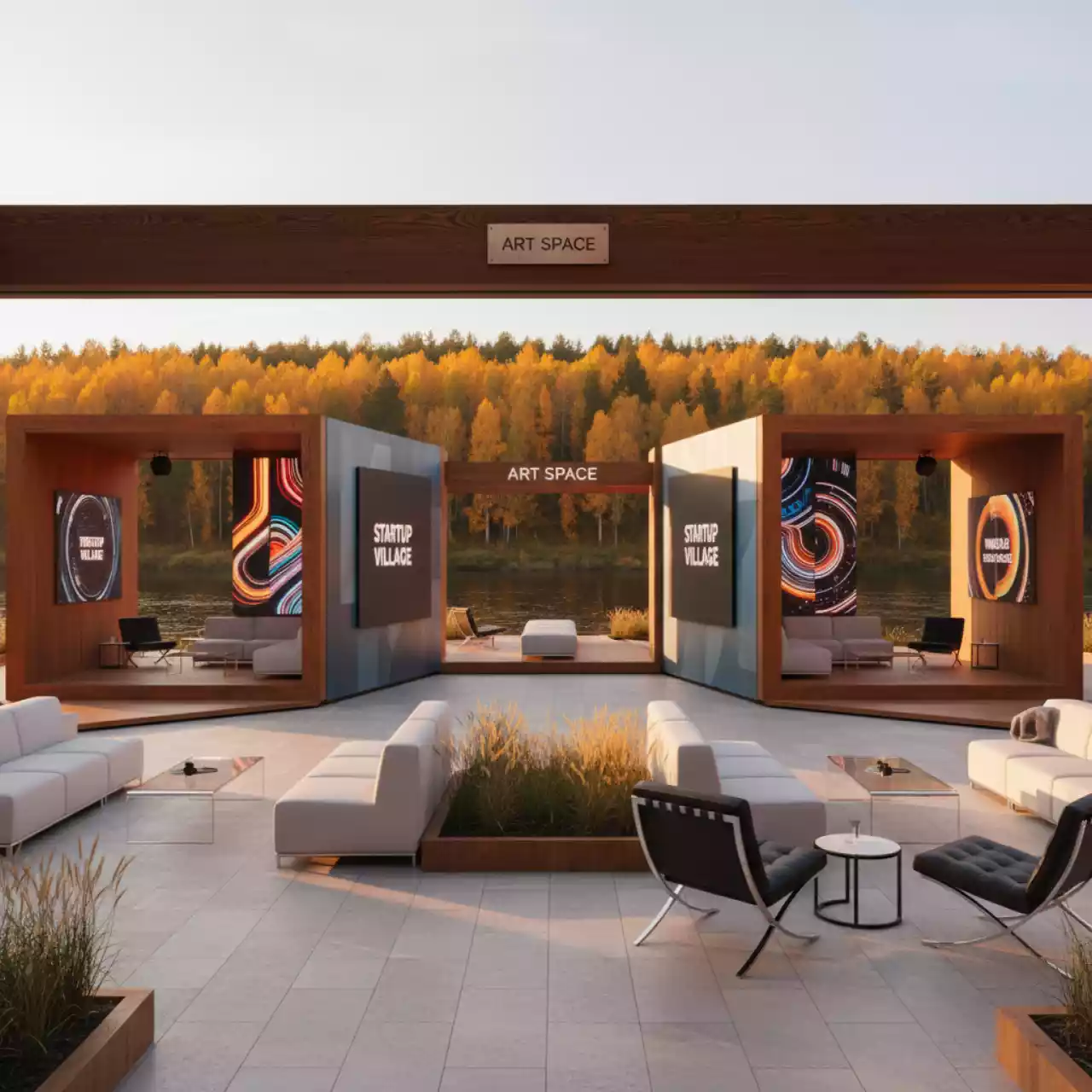 Аренда Партнер фестиваля 'Креатив на Волге' в пляжном комплексе VinoGrad — ART SPACE