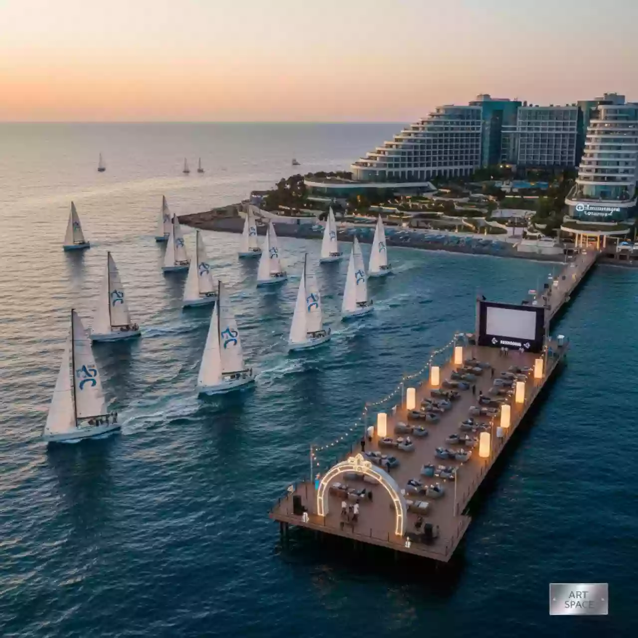 Аренда Парусная регата в день компании в санатории «Заполярье» — ART SPACE