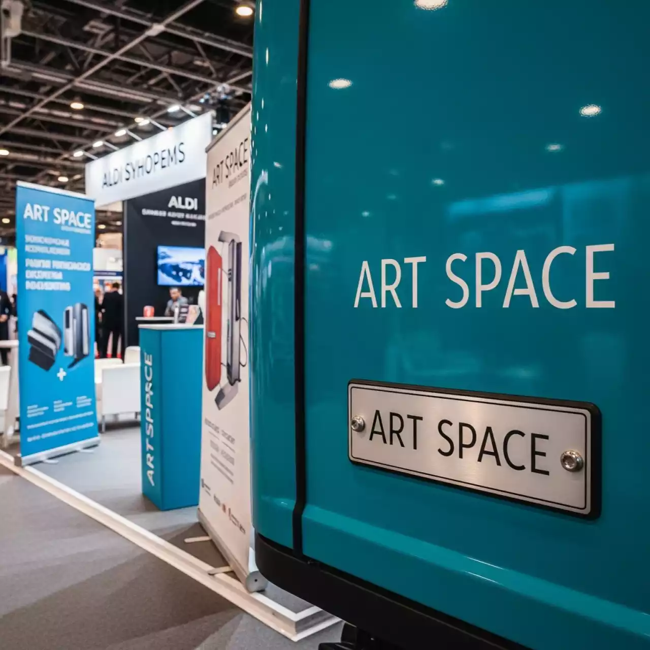 Аренда Паспорта технического на мобильный стенд POP UP ALDI Systems в ресторане «Sanremo» — ART SPACE